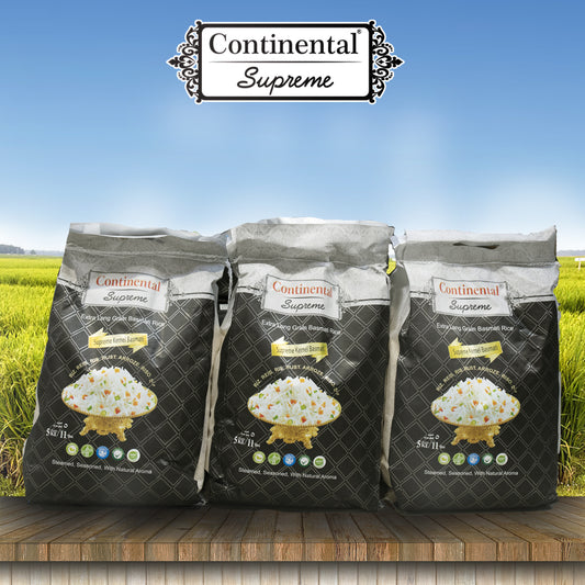 Continental Supreme Premium Kernal Extra Long Grain Basmati Rice - 5 KG