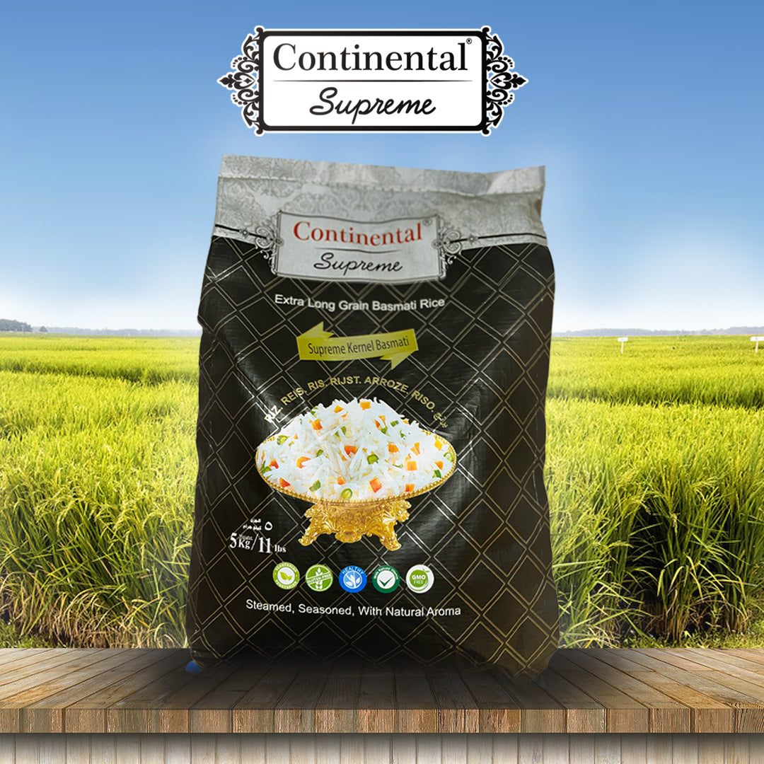 Continental Supreme Premium Kernal Extra Long Grain Basmati Rice - 5 KG